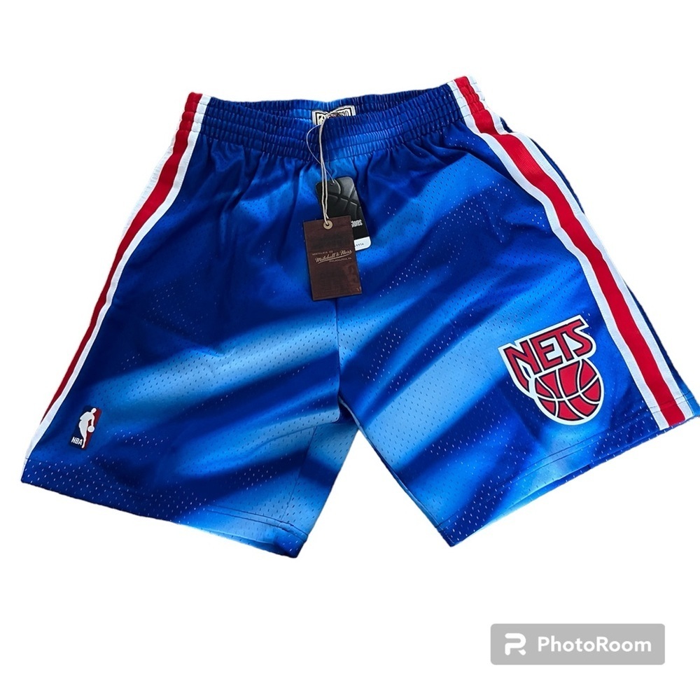 NBA New Jersey Nets Mitchell and Ness Swingman Shorts